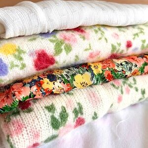 Anthropologie Fancy White Lace Blouse